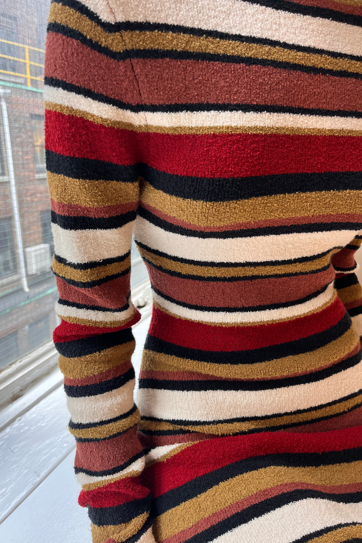 Minivestido de punto texturizado - Rojo