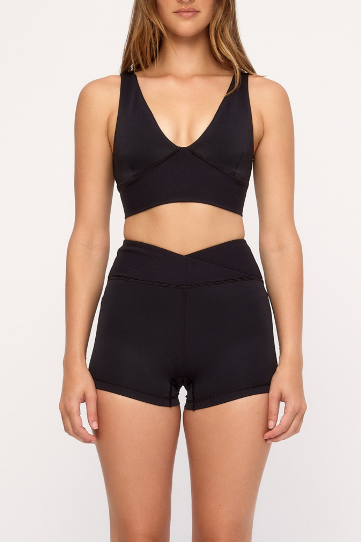 Pantalón corto ciclista de 4 pulgadas - Negro