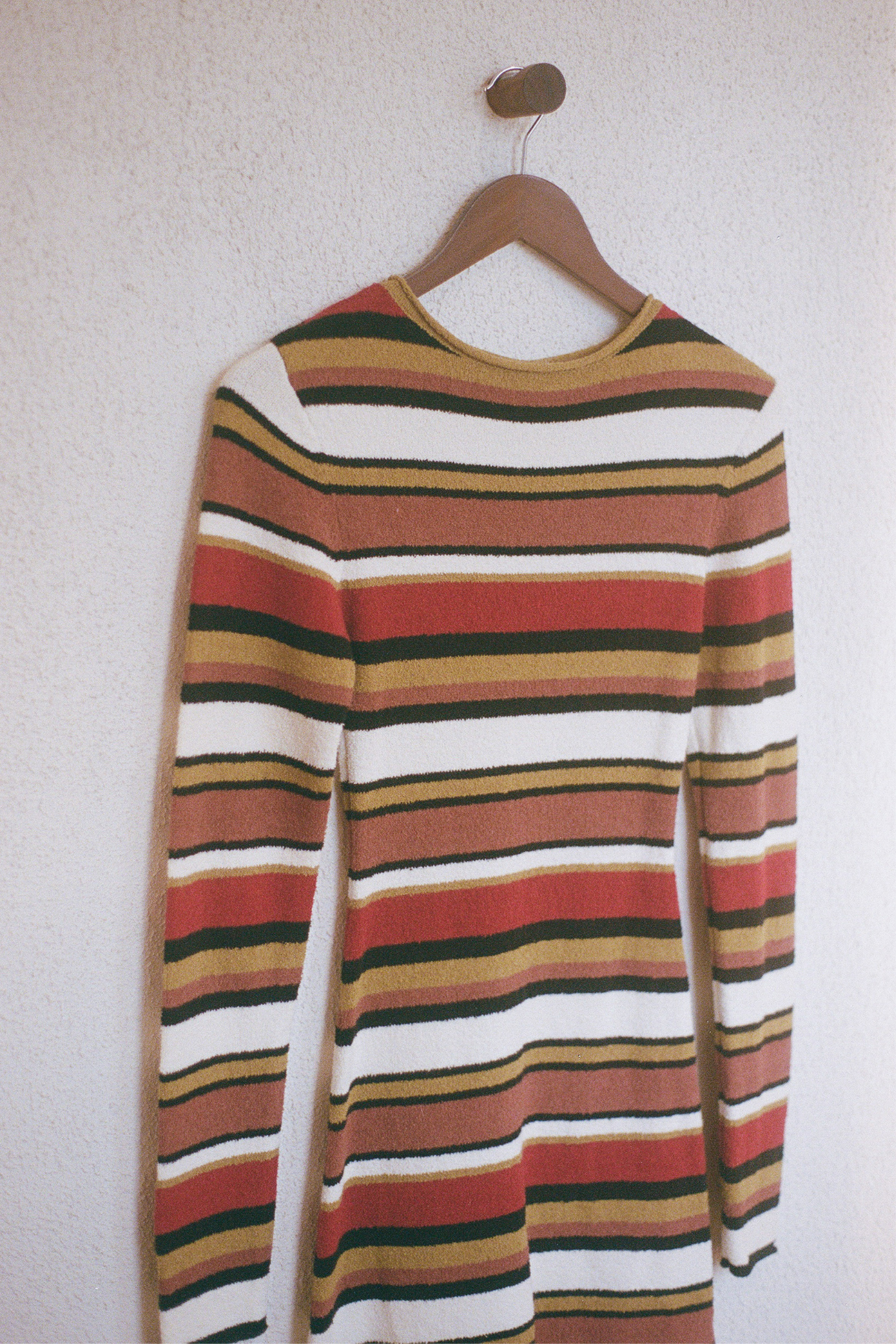 Minivestido de punto texturizado - Rojo