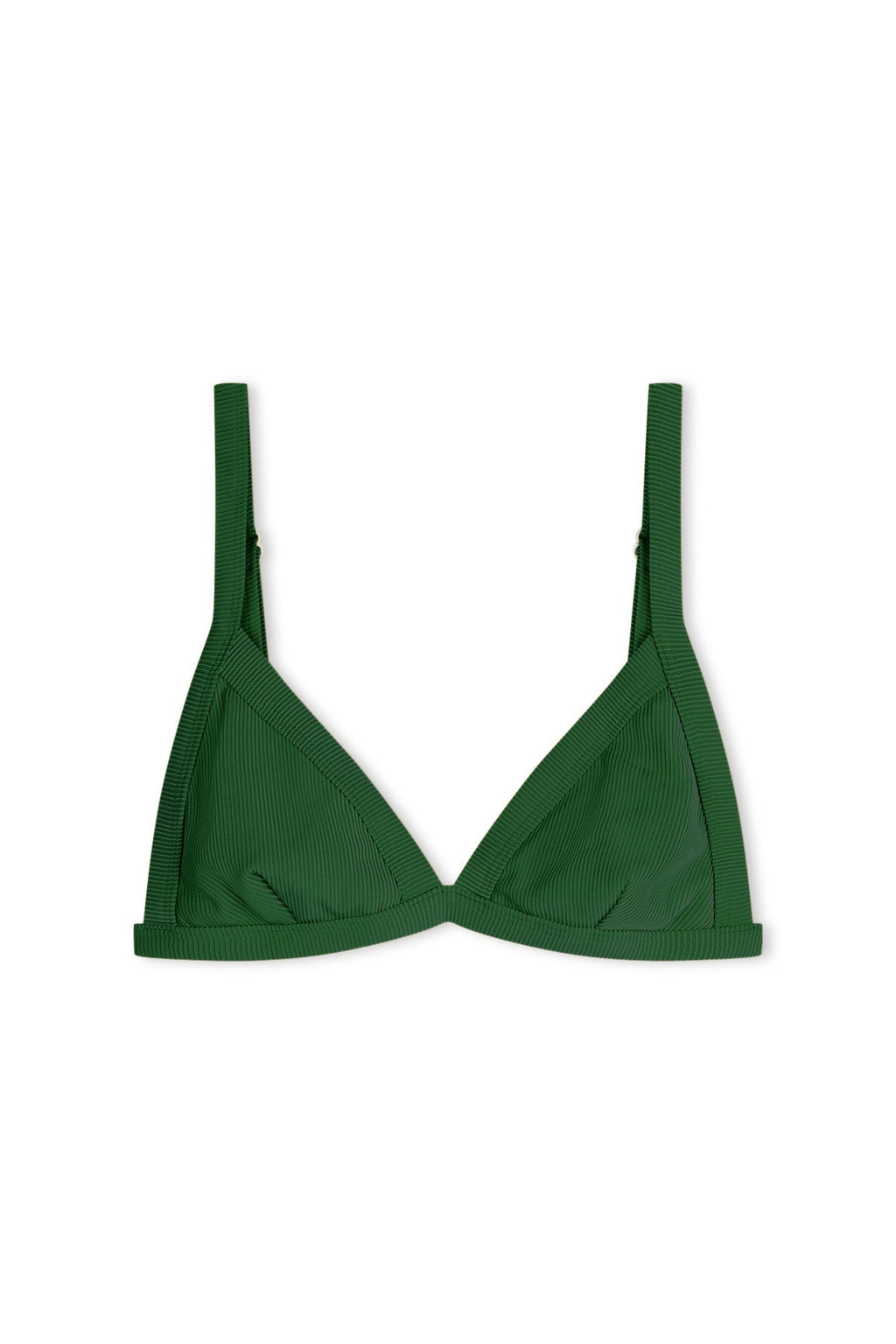 Top de tiras a rayas Signature - Verde Tallow