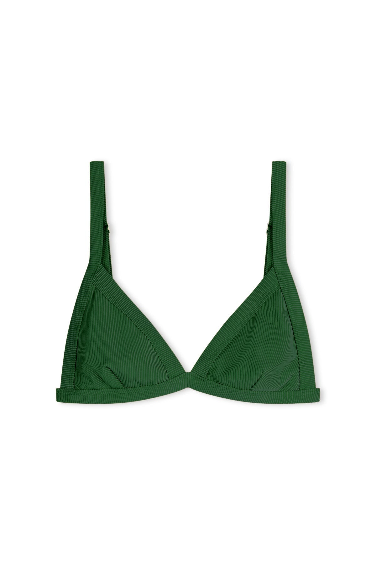 Top de tiras a rayas Signature - Verde Tallow