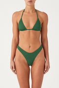 Braga tanga a rayas Signature - Verde Tallow